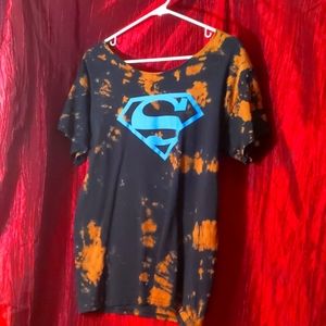 Elia earhart elementary tie dyed and open neck tee